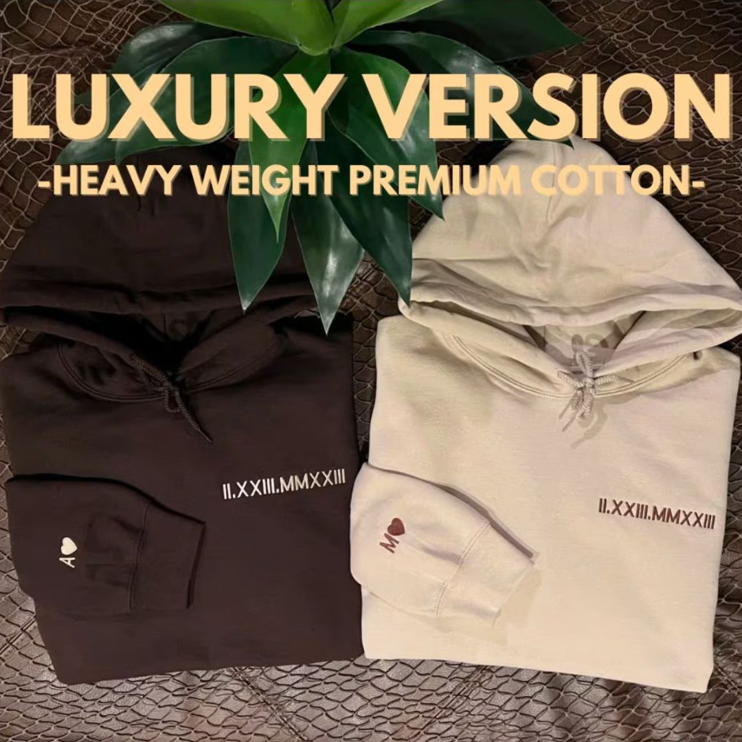 Luxury Roman Numeral Hoodie